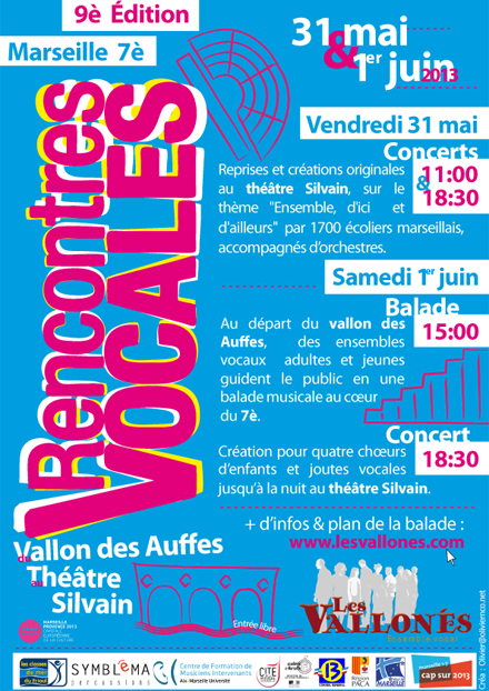 Rencontres Vocales 2013 - Affiche