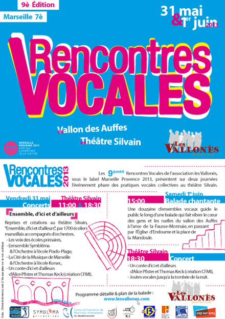 Rencontres Vocales 2013 - Flyers
