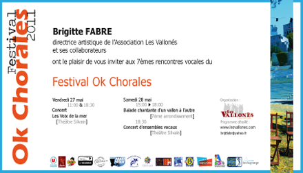 Festival Ok Chorales 13007 Marseille